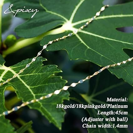 ラスト1本‼️新品❗️Pt950 45cm☆ペタルチェーン☆ スライドネックレス Amazon | 18K/プラチナ950 1.4mm Petal チェーンネックレス 45cm